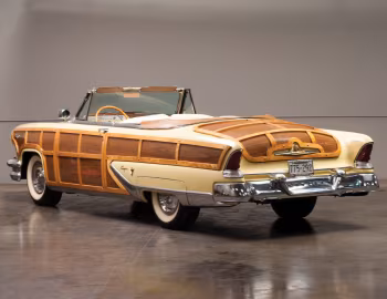 1955 Lincoln Capri Woodie Sportsman Convertible Show Car (76A)