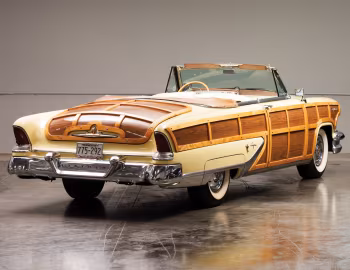1955 Lincoln Capri Woodie Sportsman Convertible Show Car (76A)
