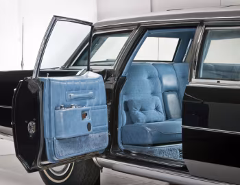 Интерьер 1972 Lincoln Continental Presidential Limousine