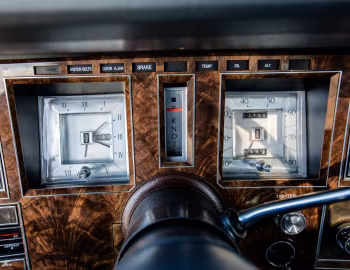 Комбинация приборов 1977 Lincoln Continental Mark V "Cartier Edition" (89 65D)
