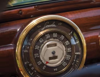 Комбинация приборов 1941 Lincoln Custom Limousine (32)