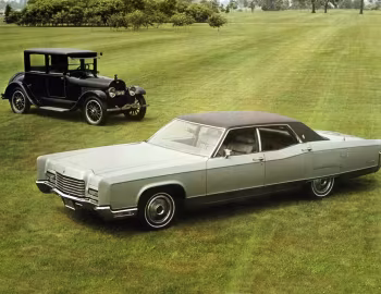 1921 Lincoln Model L & 1971 Continental Sedan