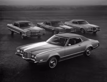 Mercury Marquis Brougham 4-door Hardtop, Mercury Montego, Lincoln Continental Mark III