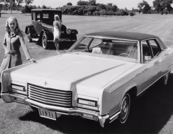 1921 Lincoln Model L & 1971 Continental Sedan
