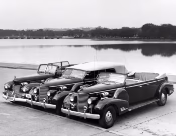 Lincoln Model K "Sunshine Special" Presidential Convertible Limousine, Cadillac V16 Series 90 Presidential Convertible Limousine
