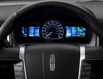 Комбинация приборов 2011–12 Lincoln MKZ Hybrid '2010–12