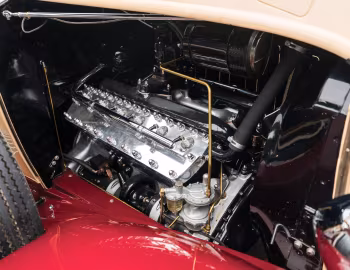Под капотом 1934 Lincoln Model KB Dual Cowl Sport Phaeton (272-A)