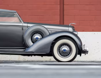 1936 Lincoln Model K Convertible Victoria by Brunn (328)
