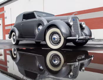 1936 Lincoln Model K Convertible Victoria by Brunn (328)