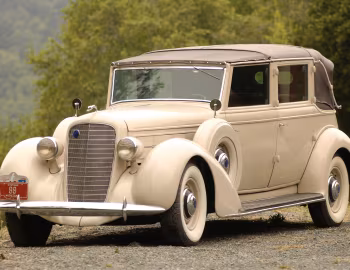1936 Lincoln Model K Semi-Collapsible Cabriolet by Brunn (329-B)