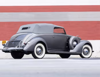 1936 Lincoln Model K Convertible Victoria by Brunn (328)