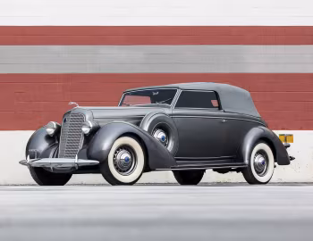 1936 Lincoln Model K Convertible Victoria by Brunn (328)