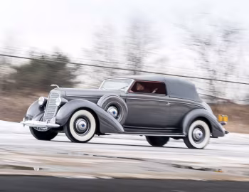 1936 Lincoln Model K Convertible Victoria by Brunn (328)