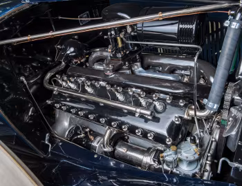 Под капотом 1933 Lincoln Model KB Convertible Roadster by LeBaron (267-B)