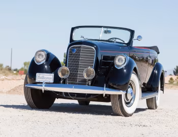 1937 Lincoln Model K Convertible Sedan by LeBaron (363-A)