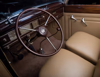 Интерьер 1937 Lincoln Model K Convertible Victoria by Brunn