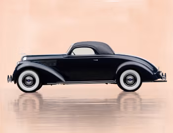 1938 Lincoln Model K Coupe by LeBaron (412)