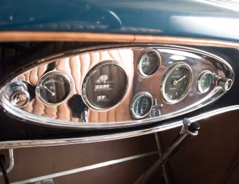 Tableau de bord 1931 Lincoln Model K Dual Cowl Sport Phaeton (202-A)