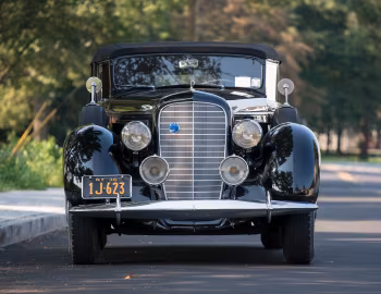 1936 Lincoln Model K Convertible Sedan Phaeton by LeBaron (333)
