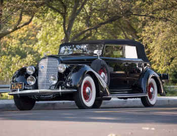 1936 Lincoln Model K Convertible Sedan Phaeton by LeBaron (333)