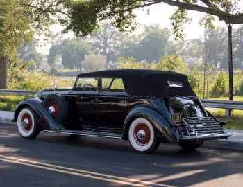 1936 Lincoln Model K Convertible Sedan Phaeton by LeBaron (333)