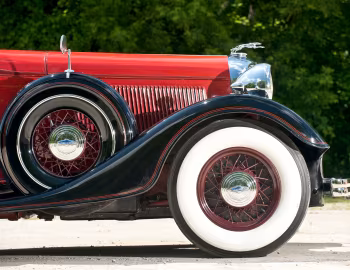 1933 Lincoln Model KB Convertible Coupe by Brunn (260)
