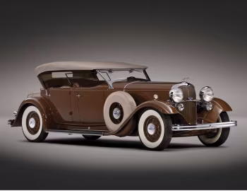 1932 Lincoln Model KB Dual Windshield Phaeton by Brunn (259)