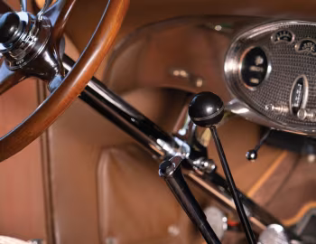 Интерьер 1930 Lincoln Model L Town Sedan