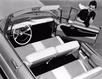 Интерьер 1956 Lincoln Premiere Convertible (76B)