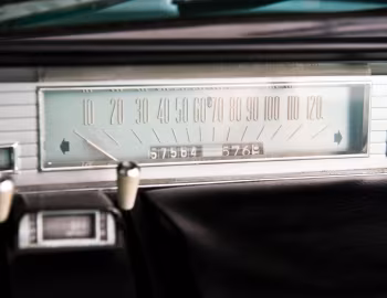 Комбинация приборов 1957 Lincoln Premiere Convertible (76B)