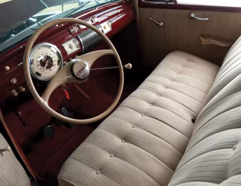 Intérieur 1940 Lincoln Zephyr Club Coupe (06H 77)