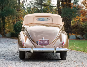 1938 Lincoln Zephyr Convertible Coupe (86H 760(B))
