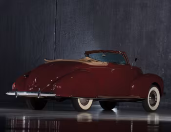 1938 Lincoln Zephyr Convertible Coupe (86H 760(B))