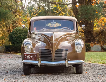 1938 Lincoln Zephyr Convertible Coupe (86H 760(B))
