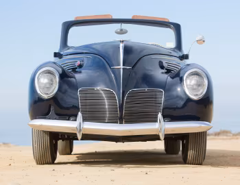 1938 Lincoln Zephyr Convertible Coupe (86H 760(B))