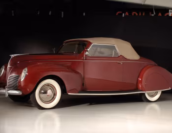 1938 Lincoln Zephyr Convertible Coupe (86H 760(B))
