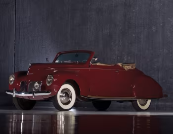 1938 Lincoln Zephyr Convertible Coupe (86H 760(B))