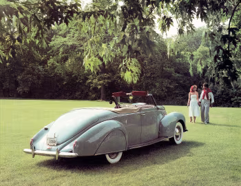 1938 Lincoln Zephyr Convertible Coupe (86H 760(B))