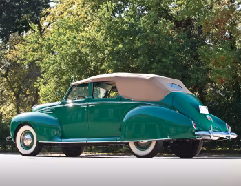1939 Lincoln Zephyr Convertible Sedan (96H 74)