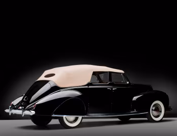 1938 Lincoln Zephyr Convertible Sedan (86H 740)