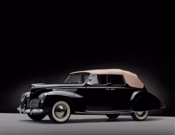 1938 Lincoln Zephyr Convertible Sedan (86H 740)