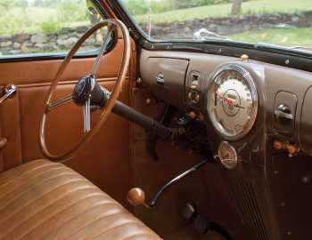 Интерьер 1939 Lincoln Zephyr Coupe (96H 72)