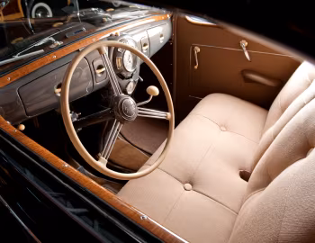 Интерьер 1938 Lincoln Zephyr Coupe (86H 720)