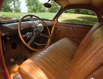 Интерьер 1939 Lincoln Zephyr Coupe (96H 72)