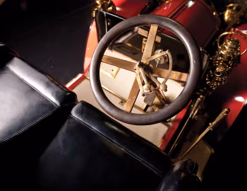 Panel frontal 1907 Locomobile Model E Touring