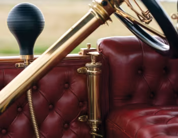 Interior 1912 Locomobile Model M 48 5-passenger Torpedo