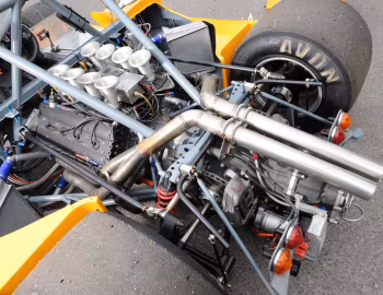 Bajo el capó Lola T290 '1972