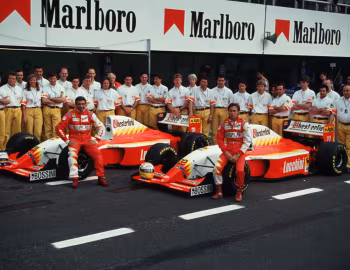 Lola T93/30, Michele Alboreto, Luca Badoer