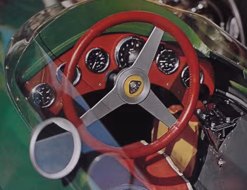 Painel frontal Lotus 25 '1962–65