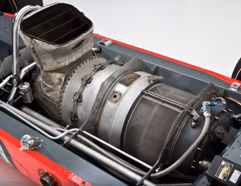 Sob o capô Lotus 56 '1968